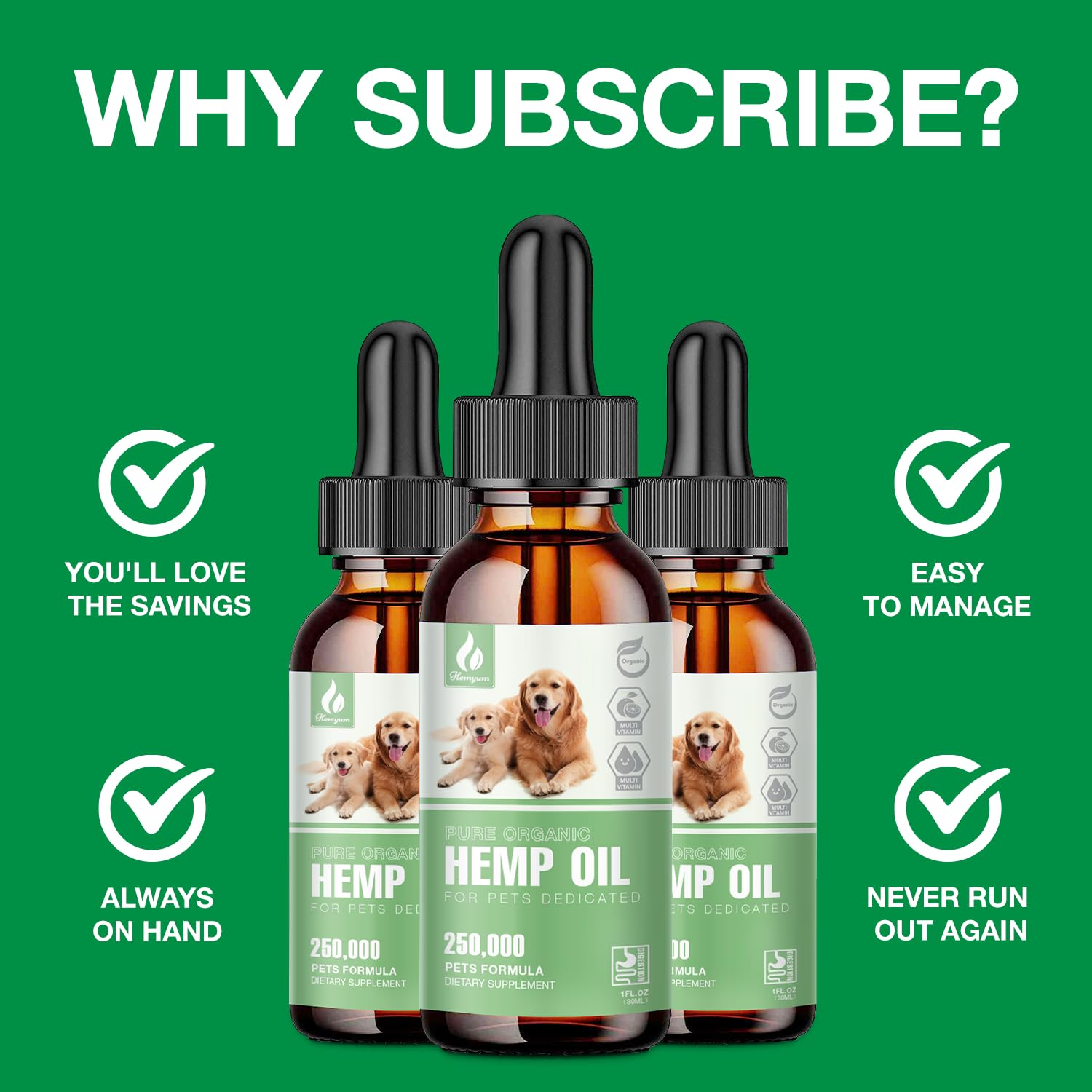 Pet Hemp Oil for Dogs and Cats,Organic Hemp Extract Drops, Sleep Aid Anxiety,Stress, Hip & Joint Pain Relief, Dog Calming Treats Rich in Omega 3-6-9, Natural Pet Hemp Oil（Natural）