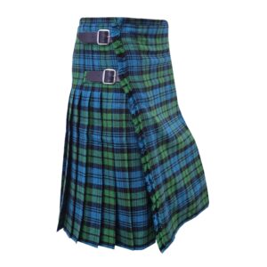 kilt emporium authentic anderson tartan plaid mens kilt - scottish traditional 5 yards, 16oz acrylic wool kilts for men (ancient campbell tartan kilt, 36)