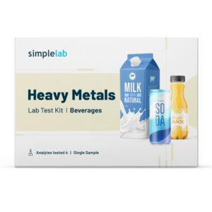 heavy metals in beverages test by simplelab | laboratory testing | environmental testing kits