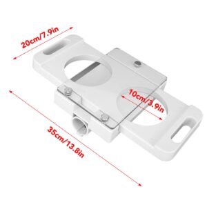 Hamburger Pressing Mould Maker, Auto Burger Patty Maker, 2 Holes Non Stick, Food Grinder Attachment and LEM Meat Grinders