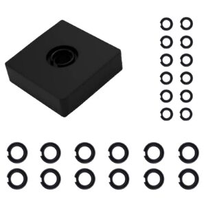 qmtcyxgs ( 12+12 sets 1/2” & 3/8" impact retaining ring clip friction ring hog ring with o-ring for milwaukee electric pneumatic type impact wrench, includes install tool