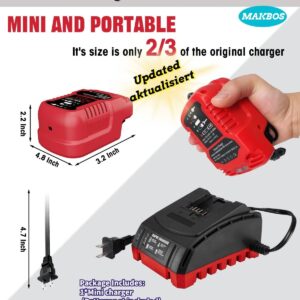 for Bauer 20V Battery Replacement Charger,Portable Mini Fast Charging Station for Bauer 20V Slide Batteries,Power Equipment Drill Battery Rapid Quick Charger,DIY Mini Charger Adapter (NOT Battery)