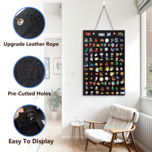 Collector Pin Board,Pin Collections Storage Holder,Enamel Pin Hanging Display Board,Pin Board For Pins Collection,Pin Holder Display For Wall,Enamel Pin Organizer Display Case(96 Slots,Black)