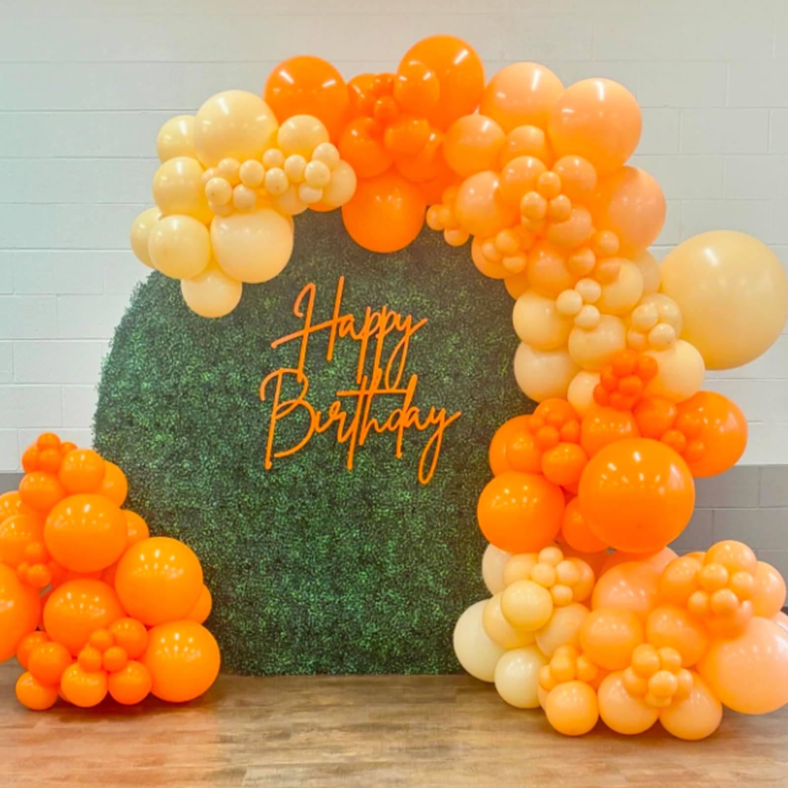 Awenztech Orange Balloons 12 inch, Orange Latex Balloons 50pcs Party Balloons for Graduation Halloween Fall Tropical Thanksgiving Birthday Party Decorations