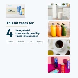 Heavy Metals in Beverages Test by SimpleLab | Laboratory Testing | Environmental Testing Kits