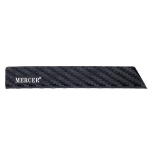 mercer culinary felt lined knife guard, 6" x 1", black