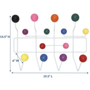 Yardlio Gumball Coat Rack: Colorful, Fun & Functional | Add Whimsy to Your Space