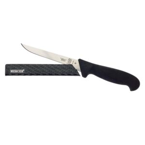 Mercer Culinary Felt Lined Knife Guard, 6" x 1", Black