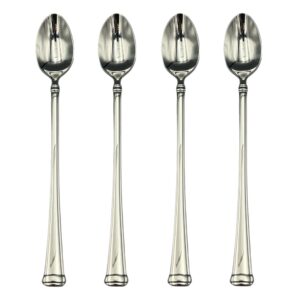 mikasa harmony 18/10 stainless steel iced beverage spoon (set of four)