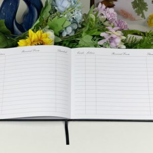 RAXIFU Funeral Guest Book, 8”x10” Memory Book for Funeral, 126 Pages Guest Book for Memorial Service, Celebration of Life Guest Book