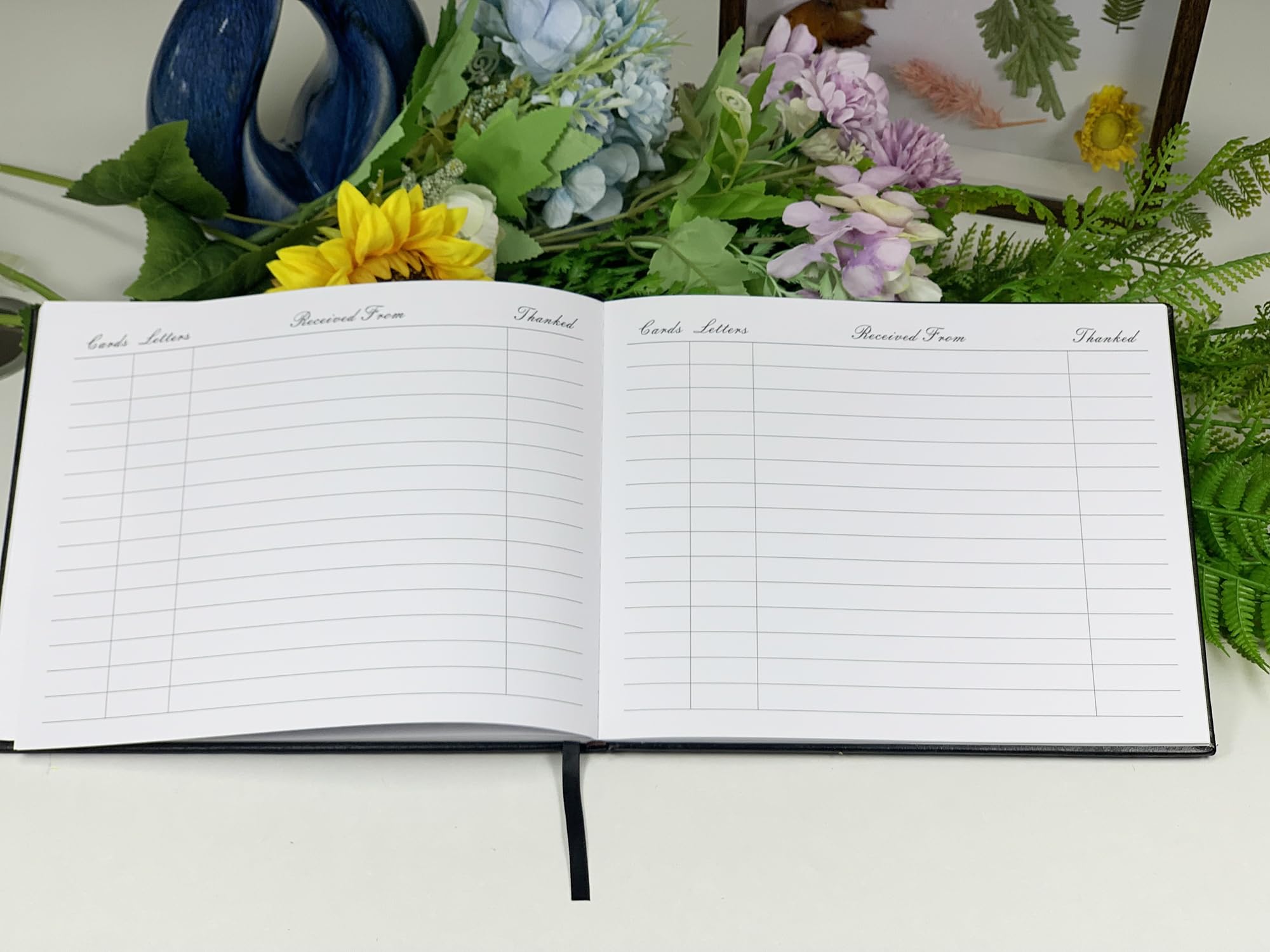 RAXIFU Funeral Guest Book, 8”x10” Memory Book for Funeral, 126 Pages Guest Book for Memorial Service, Celebration of Life Guest Book