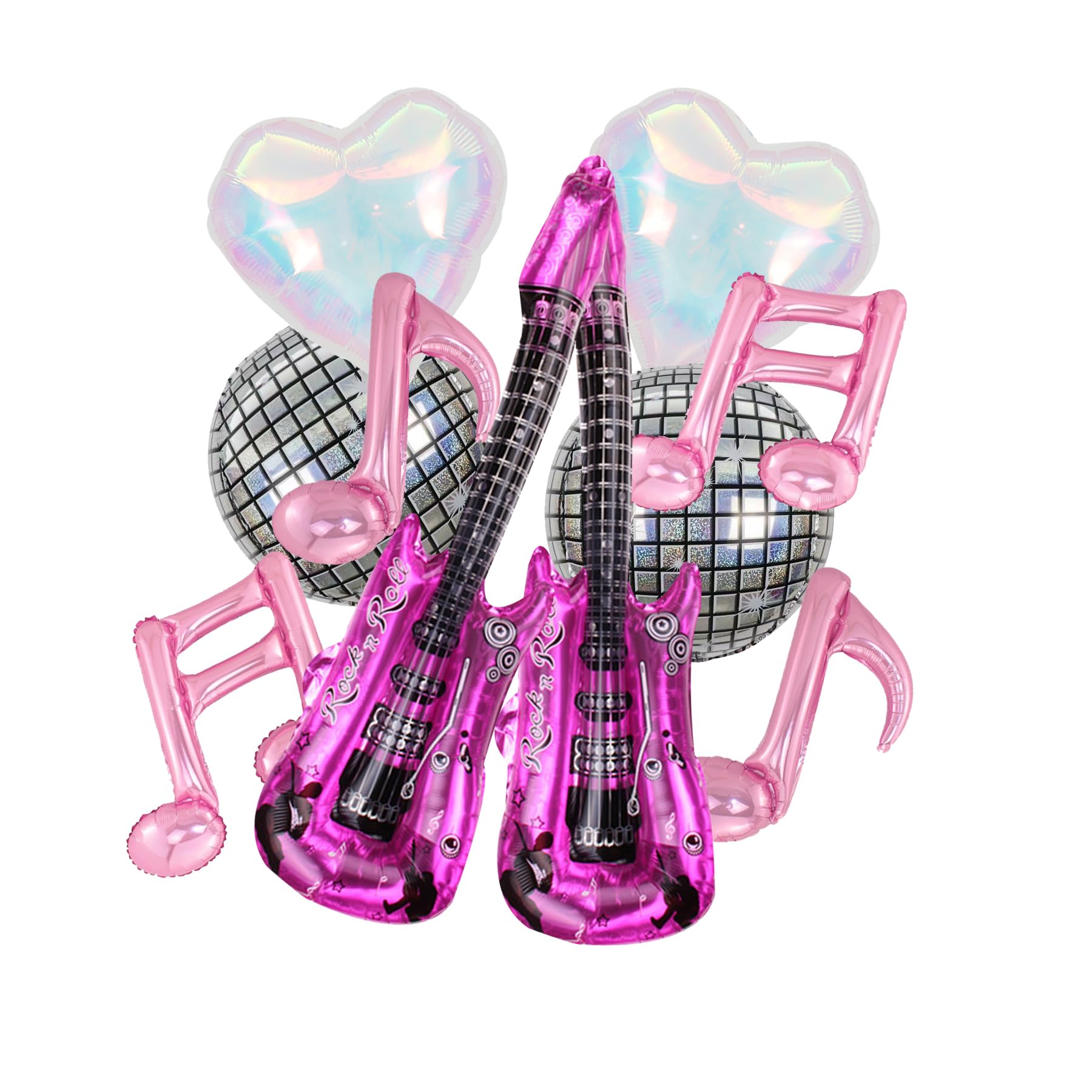 Music Party Decoration Music Note Balloon Disco Balloon Guitar Foil Balloon Concert Party Dcoration