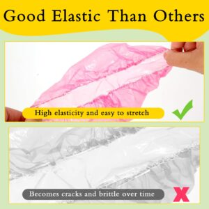 Plastic Elastic Bowl Covers Reusable Fresh Keeping Bags Food Covers Stretch Plastic Wrap Elastic Food Storage Covers 3 Size