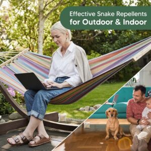 Two Bros. Repellent Snake Repellent for Yard Powerful, Snake Deterrent Outdoor,Snake Away Repellent for Outdoors,Snake Repellent Pet Safe, Backyard Snake Repellent Outdoor,Snake Repellent Indoor -10P