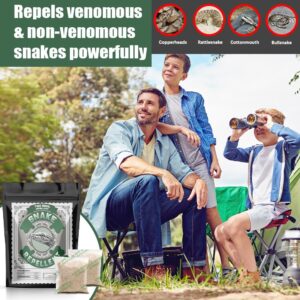 Two Bros. Repellent Snake Repellent for Yard Powerful, Snake Deterrent Outdoor,Snake Away Repellent for Outdoors,Snake Repellent Pet Safe, Backyard Snake Repellent Outdoor,Snake Repellent Indoor -10P