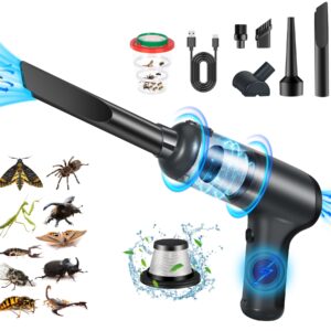 2024 Upgraded Vacuum Bug Catcher & Handheld Vacuum Cordless with 9000PA, High Power Bug Vacuum Mini Portable Stink Bug Trap Use for Home Office Car RV Insect Traps Catcher and Release with Insect Cage