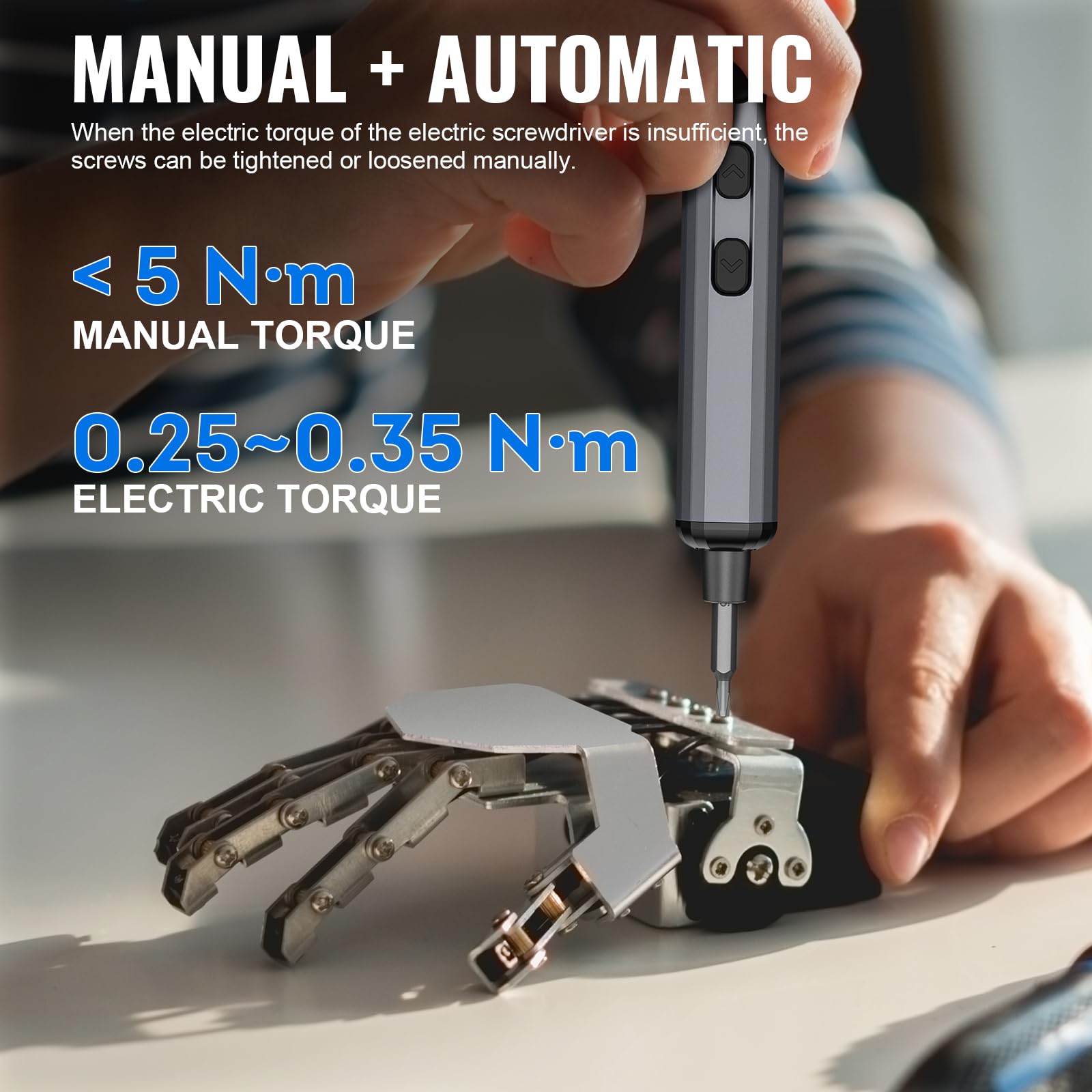 Mini Electric Screwdriver 3.7V, Cordless Screwdriver Set, Precision Electric Screwdriver 72-in-1 Magnetic Bits, Rechargeable Portable Repair Tool Kit for Electronics Laptops Glasses Clocks