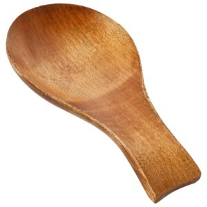 wooden spoon holder, boho spoon rest for stove top spatula holder wood spoon rest larger farmhouse utensil rest for kitchen counter decoration bamboo cooking spoon holder for spatula,spoon,tong,brush