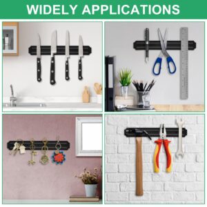 SWZHAI Magnetic Knife Holder For Wall 13 inch Kitchen Knife Magnetic Holder Extra-Strong Magnet Knife Holder Strip, Knife Magnetic Strip for Tool Kitchen Garage Workshop (2 Pack)