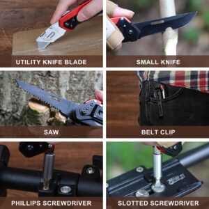 Father’s Day Gifts, Dad Gifts+Papa Gifts, Utility Knife+Best Papa Ever Multitool