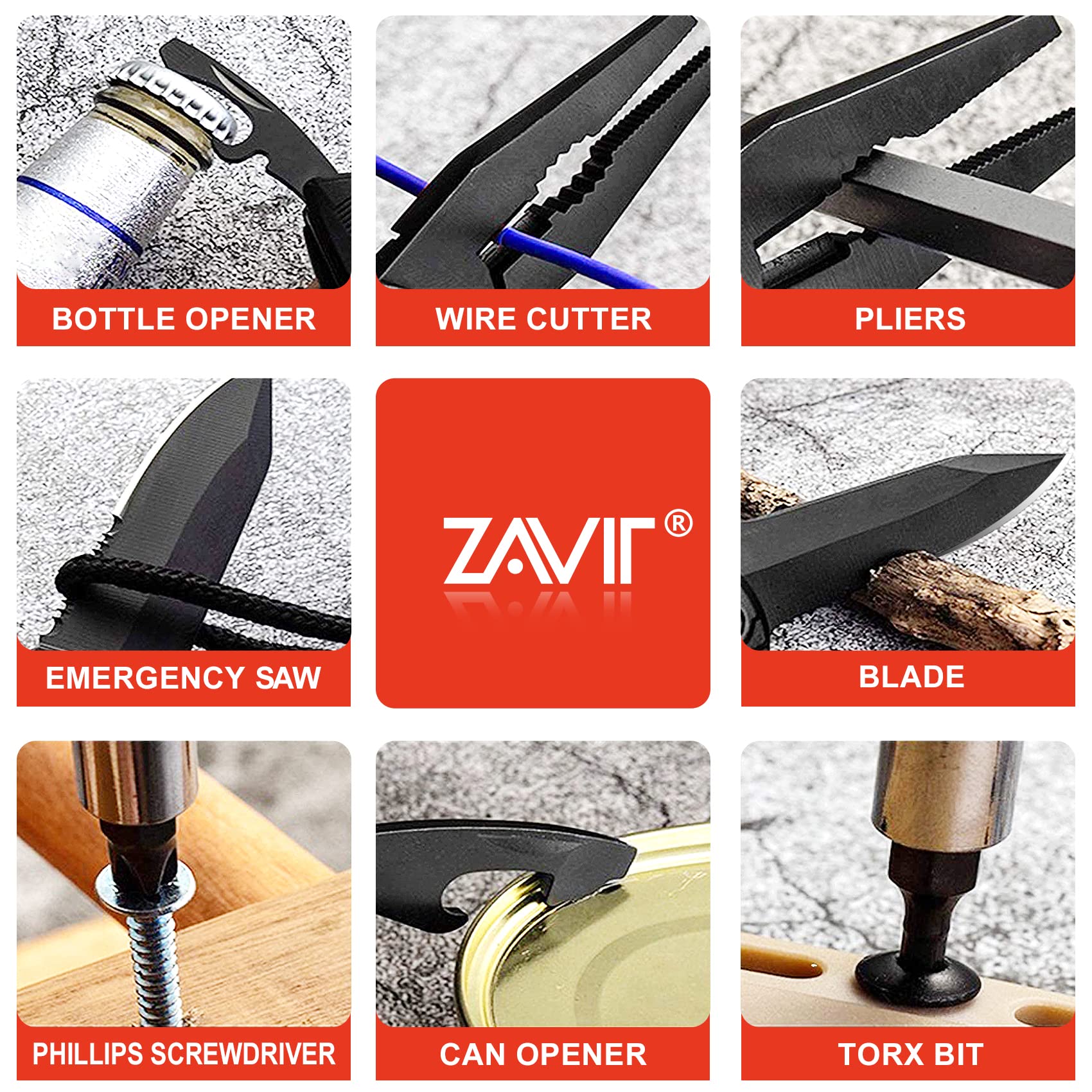 Father’s Day Gifts, Dad Gifts+Papa Gifts, Utility Knife+Best Papa Ever Multitool