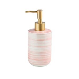 soap dispenser soap and lotion dispenser ceramic soap dispenser 350ml lotion bottle bathroom kitchen shampoo soap bath gel separately bottled bathroom soap dispenser(color:c)