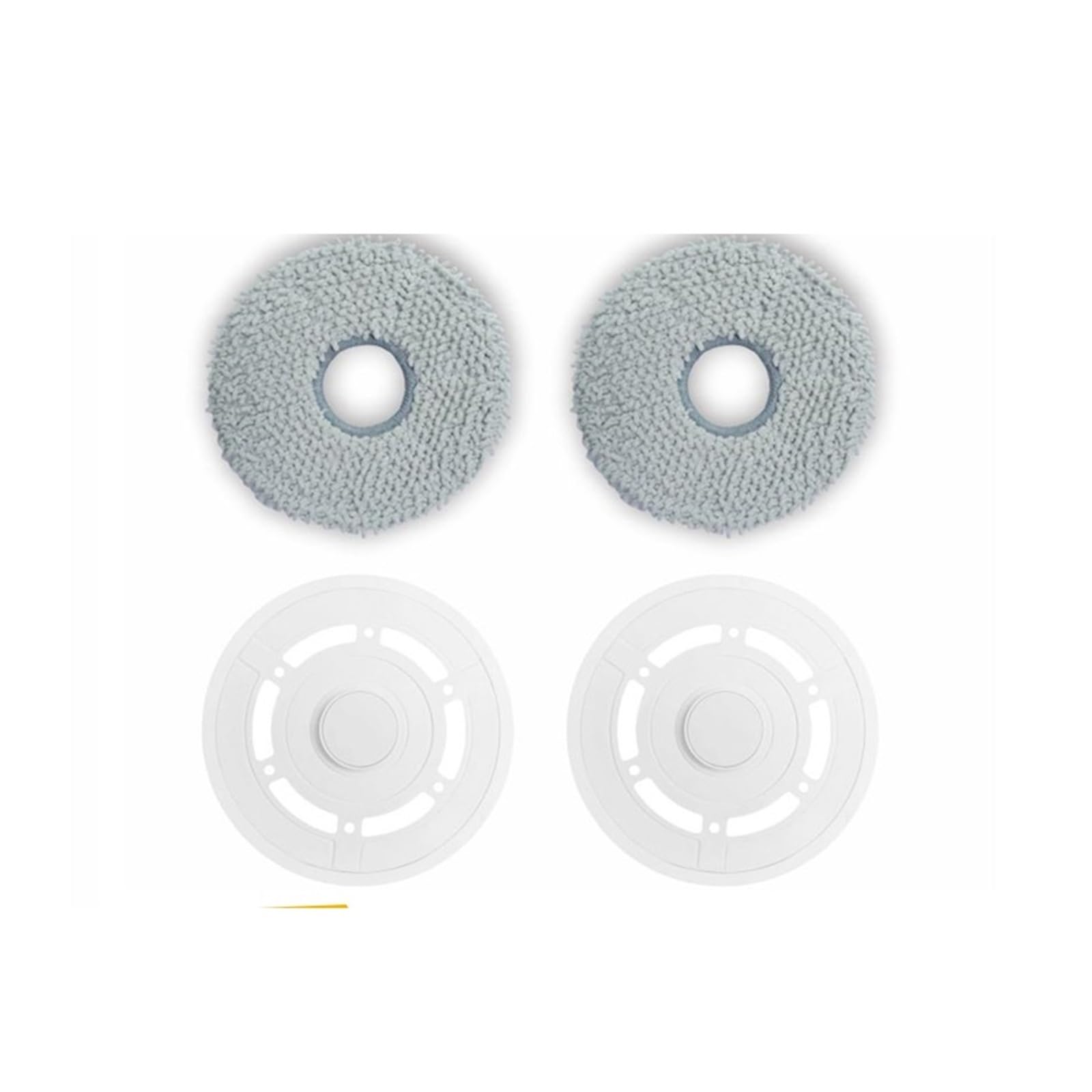 Compatible with Ecovacs Deebot T20 OMNI/T20 Pro Mop Brackets Kit Mopping Plate Mop Cloth Mount Carpet Auto Lift Replace Robot Cleaer Spare(Color:4PCS)