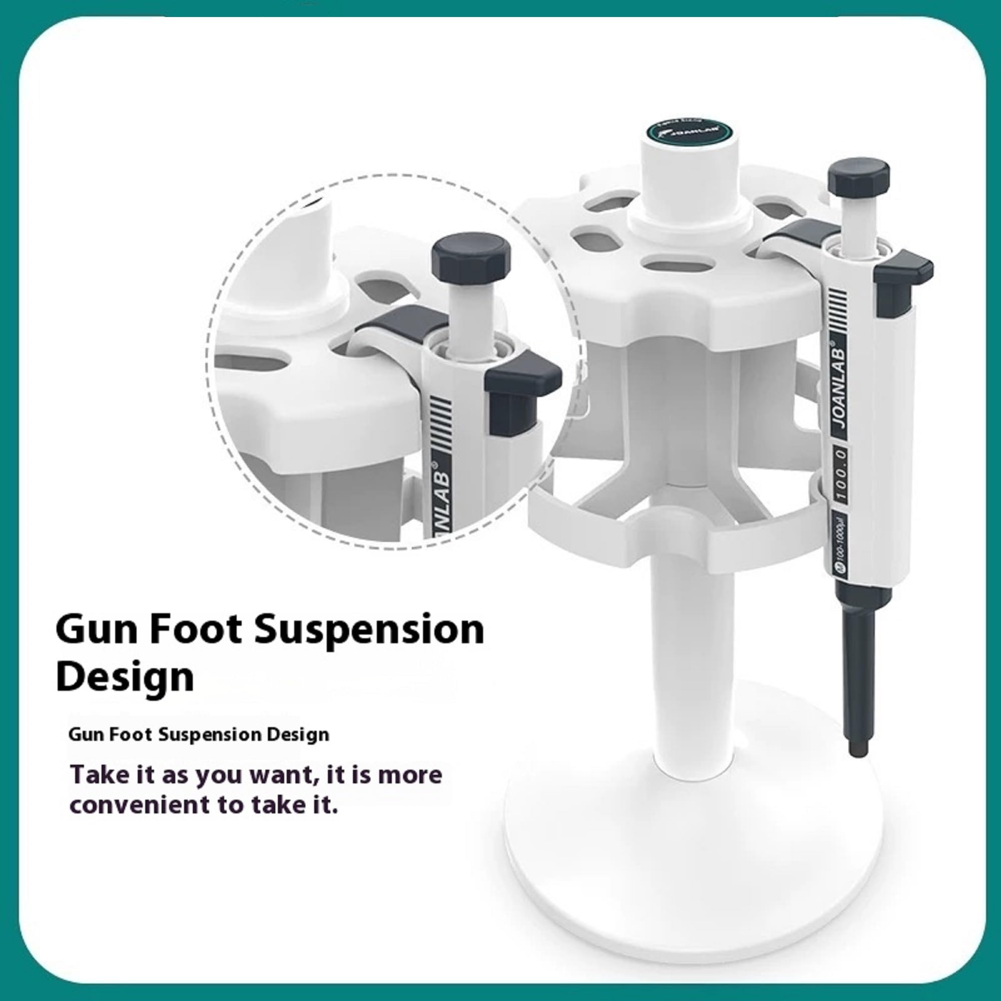 KJIAXQAN Laboratory Pipette Rack and Holder for Lab Micropipette