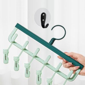 Heavy Duty Adhesive Hooks 33lb(Max),10 Pack Self Adhesive Hooks, Waterproof Hooks for Hanging Transparent Reusable Hooks,Waterproof Bathroom Kitchen Stainless Steels Hooks (Black, M)