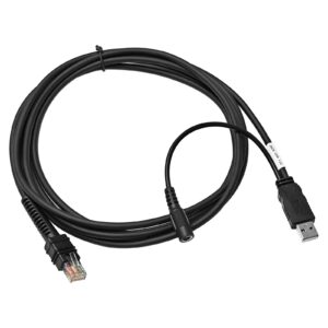 wuhao usb cable for zebra ds3678-sr ds3678-dp li3608 li3678 ds3600 ds3608 ds8108 barcode scanner,cba-u42-s07par usb cable usb-a to rj-45 3m/9.8ft straight 12v (1)