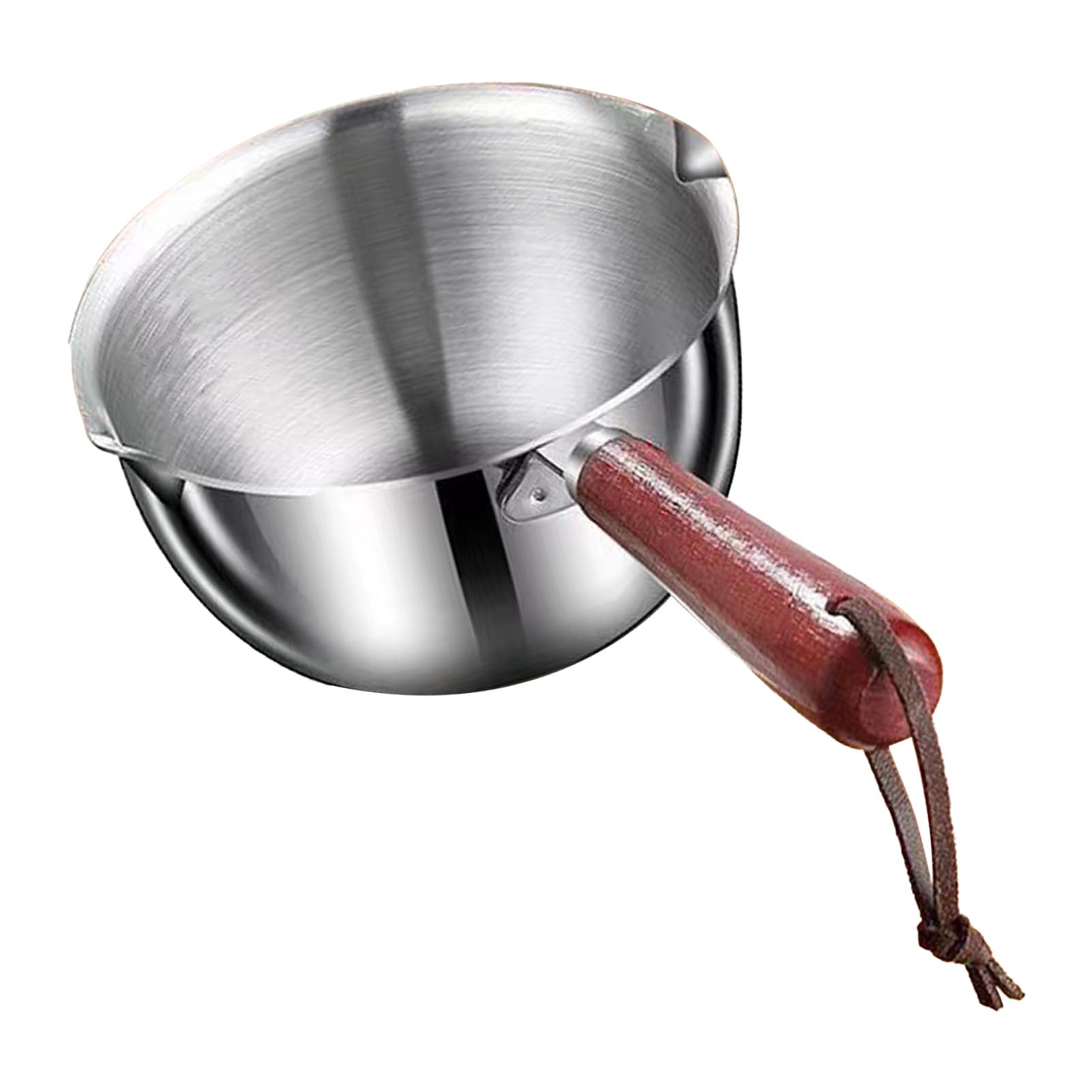 Mini Stainless Steel Saucepan 300ml Oil Warmer Pot Kitchen