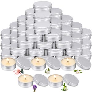 mtlee 50 pcs scented candles gift travel tin candle aromatherapy candle favors for christmas winter baby shower favors wedding gifts, compound scent essential oil(wedding)