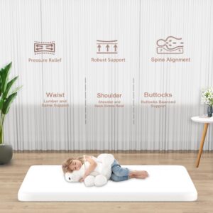 LIYIH Twin Mattress, 4 Inch Twin Mattresses, Memory Foam Mattress, Children’s Rooms Mattress, Mattress is Very Comfy,CertiPUR-US Certified【2024 New Version】