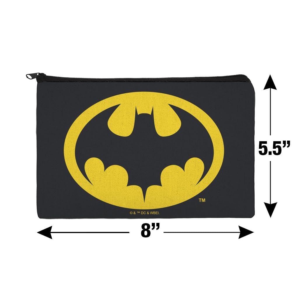 GRAPHICS & MORE Batman 89 Logo Pencil Pen Organizer Zipper Pouch Case