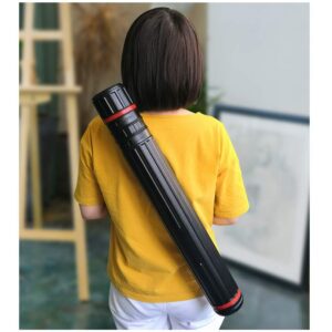 Poster Tube Expandable Blueprint Carrying Transport Tubes, Small 105cm/41",Large135cm/53"Documents Blueprints Artworks Scrolls Tube with Strap Poster Tube (Large77cm-135cm)