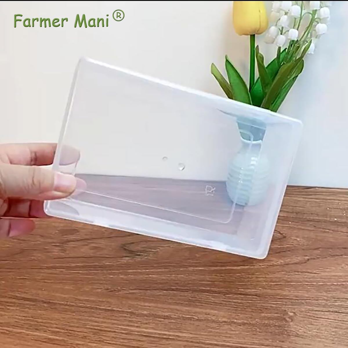 2Pack Polypropylene Rectangle Small Storage Containers Box,Rectangular Clear Plastic Storage Containers Box for Collecting Small Items, Beads, Game Pieces, Business Cards, Crafts Accessories