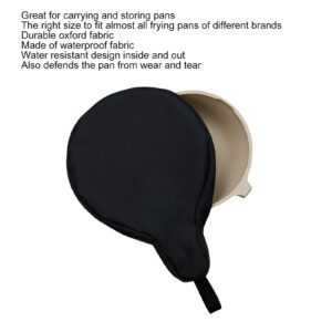 COSMICROWAVE Premium Skillet Carrier, Padded Protected, Convenient Storage, Chef is Choice for Cast Iron Transport and Care