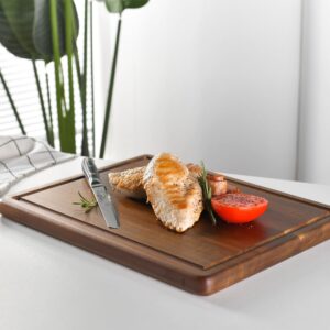 Shanik Premium Charcuterie Board -Cheese and Meat Board, Double-Sided Serving Tray and Cutting Board