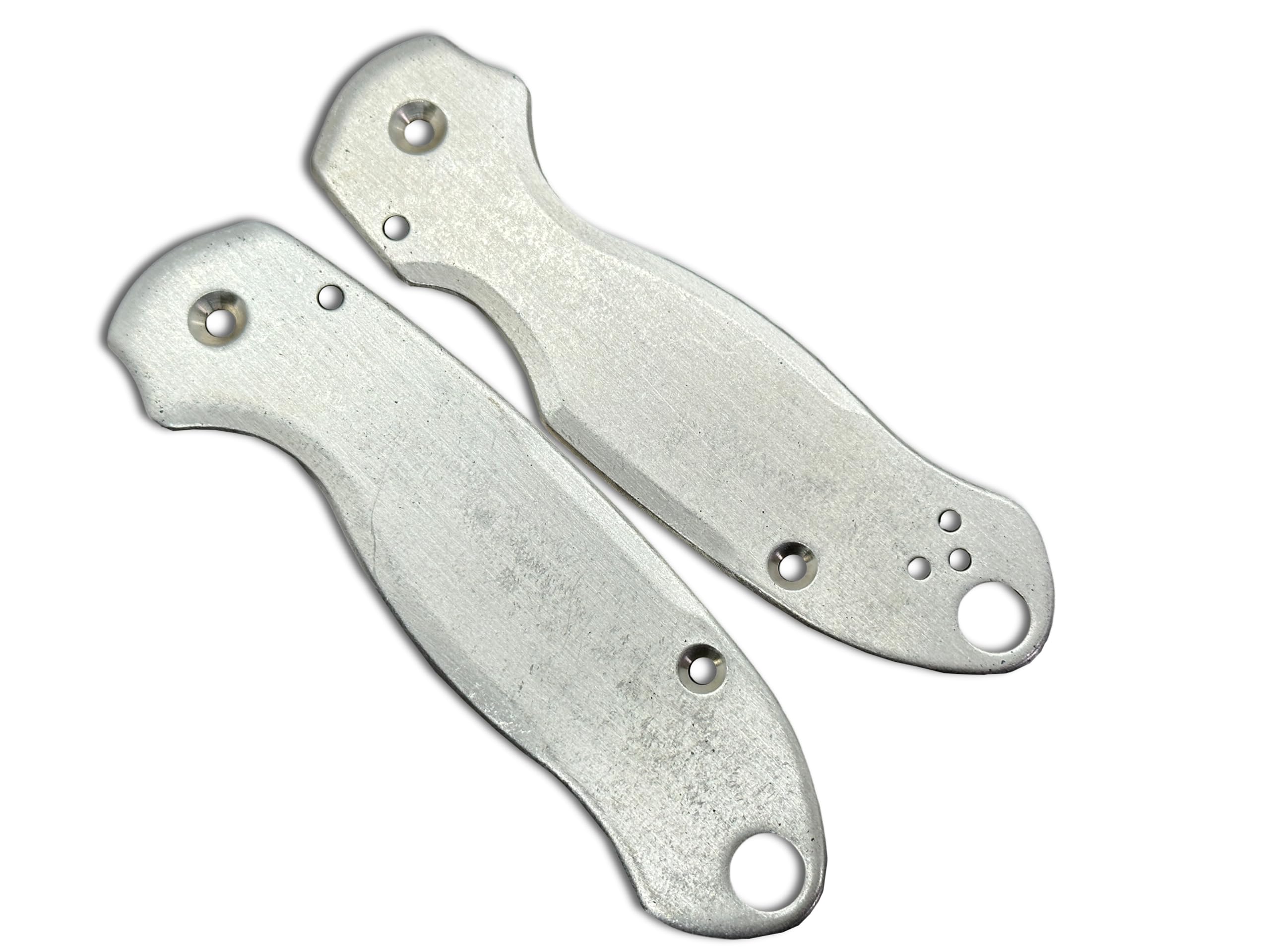 Stone washed BRASS Scales for Spyderco Para 3