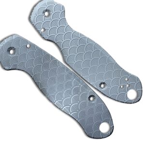 SEIGAIHA Zirconium Scales for Spyderco para 3