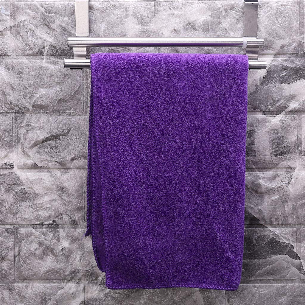 LOXGO Extendable Over Door Towel Rack Hanging Holder Bathroom Kitchen Hotel Cabine Towel for Bathroom Hand