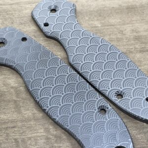 SEIGAIHA Zirconium Scales for Spyderco para 3