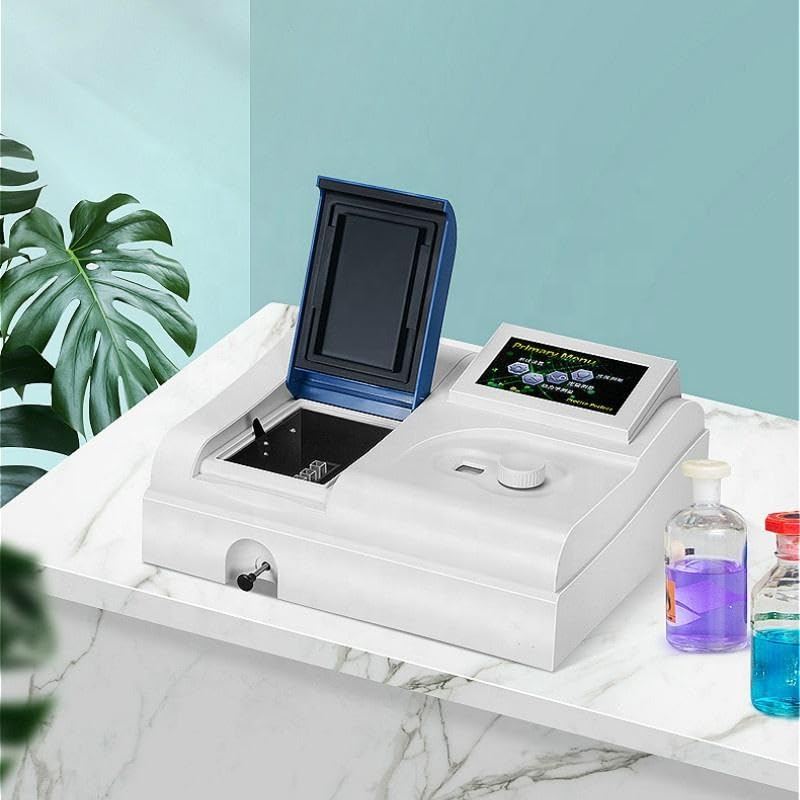 Spectrophotometer 722N Vis Photometer Wavelength 360-1000 nm (2 nm) Backlit LCD Display Spectrometer Analytical Meter