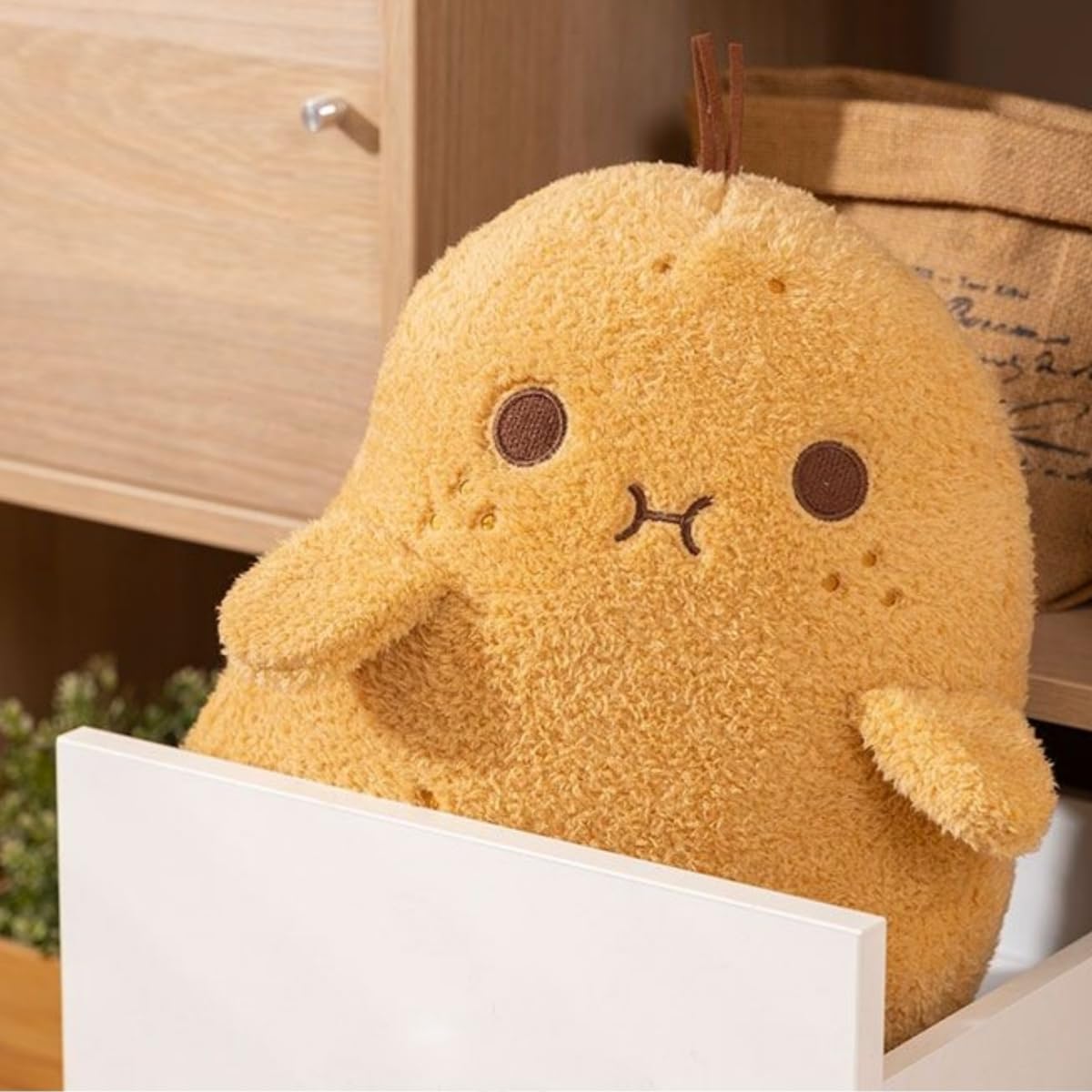 ZCPACE Cute Potato Plush Toy Kawaii Potato Stuffed Animal Soft Stuffed Food Potato Plushie Pillow Toys Doll Kids Gifts 9 Inches (Cute A)