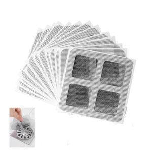 disposable hair drain stickers, 2025 new drain mesh strainer for bathroom laundry bathtub kitchen（10pcs）