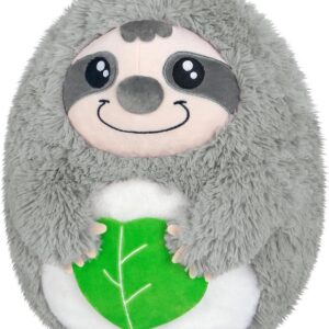 SuzziPals 13" Stuffed Sloth Plush Pillows, Sloth Stuffed Animal Sloth Stuffed Pillow for Squish & Sloth Decor, Cute Plushies Sloths Throw Pillows for Cuddle, Sloth Gifts Birthday Gifts for Girls Boys