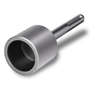 sds max shank t-post driver for t posts, 2 inch diameter head, compatible with sds-max rotary hammers and demolition hammers, for driving t posts, fence posts and ground rods