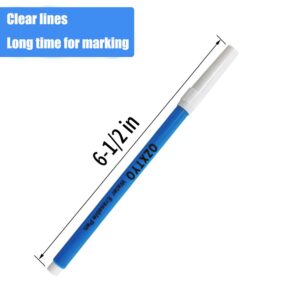 Washable Fabric Markers for Sewing,5 Pack,Blue,Erasable Sewing Markers for Fabric,Water Soluble Embroidery Pen,Fabric Marking Pen,Fabric Marking Pens for Quilting,Sewing Supplies and Accessories