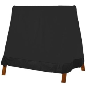 xjklbyq outdoor swing cover waterproof uv resistant patio swing cover 72x55x67'' swing cover weather protector outdoor furniture chair covers with drawstring hammock cover, porch swing cover