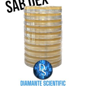 Sabouraud Dextrose Agar-II (SDA), (10-Pack), Pre-Poured, 15x100mm Petri Plates, For the Cultivation, Isolation and Identification of Yeasts and Molds.